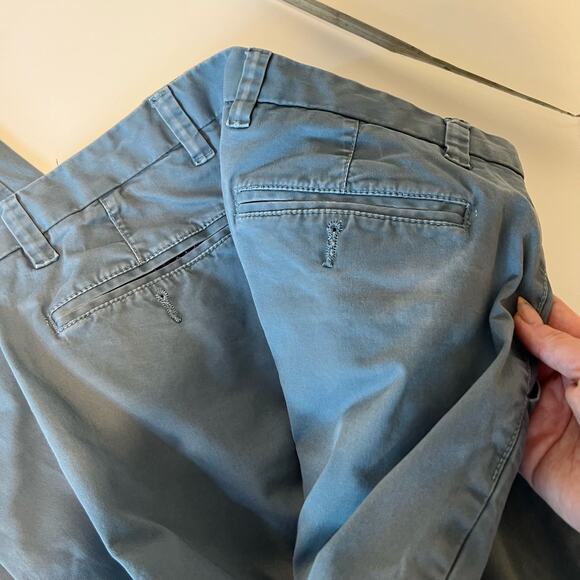 Across The Pond Signature Chinos Slate Blue 32 x 32 - Picture 9 of 10